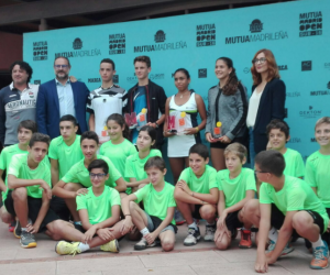 Max Alcalá i Alejandra Ferrer, campions de la prova inaugural del Mútua Madrid Open Sub 16, celebrada al Club Tennis Urgell