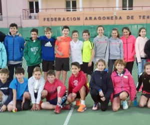 TROBADA DE LA SELECCIÓ LLEIDATANA DE TENNIS A LES INSTAL·LACIONS DE LA FEDERACIÓ ARAGONESA