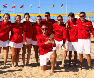 ARIADNA COSTA, GERARD RODRÍGUEZ I GERARD TORRES, PLATA AL CAMPIONAT D’EUROPA DE TENNIS PLATJA