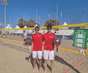 GUILLEM CASAS, FINALISTA DEL CAMPIONAT D’EUROPA SUB 18 DE TENNIS PLATJA